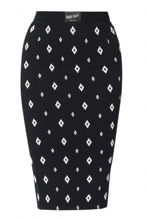 Logo-embroidered pencil skirt, zdjęcie 1 Logo-embroidered pencil skirt od Marcelo Burlon